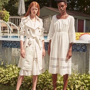 Rachel Antonoff White Trench Coat